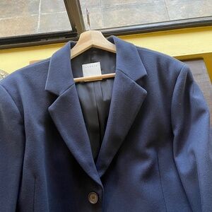 A man’s wool Sandro coat